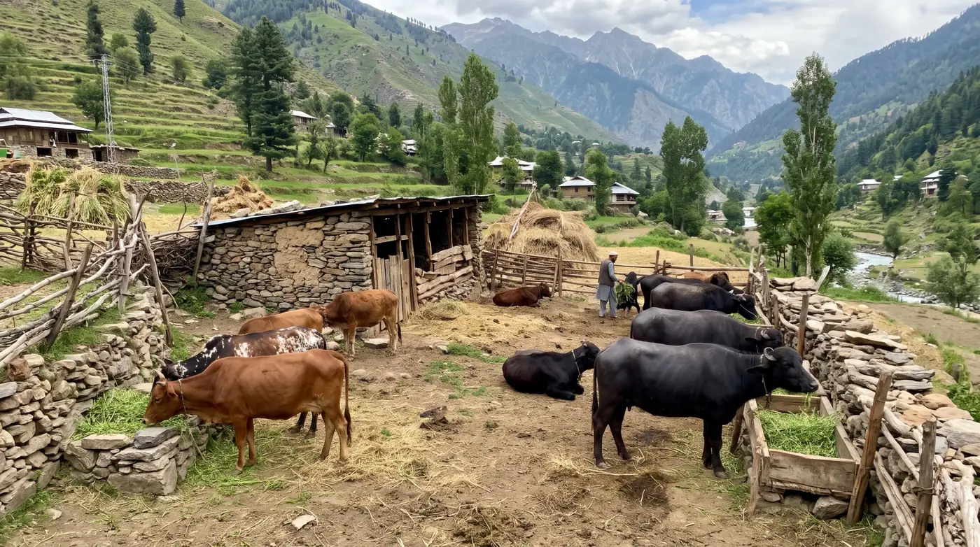Himalayan Resins farm in Madyan, Swat, Khyber Pakhtunkhwa